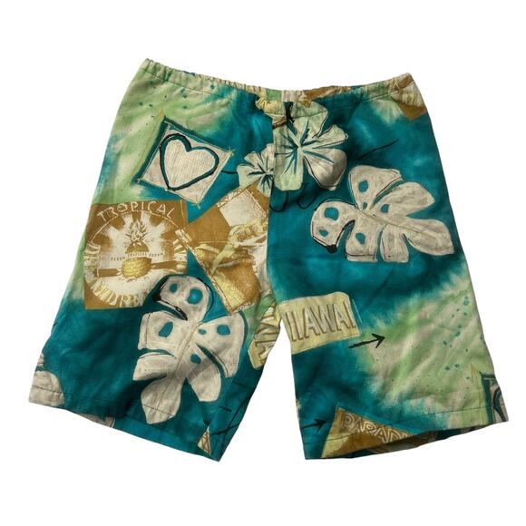 Vintage Original Jams Shorts Surf Line Hawaii Vintage Men's XS Cotton Print